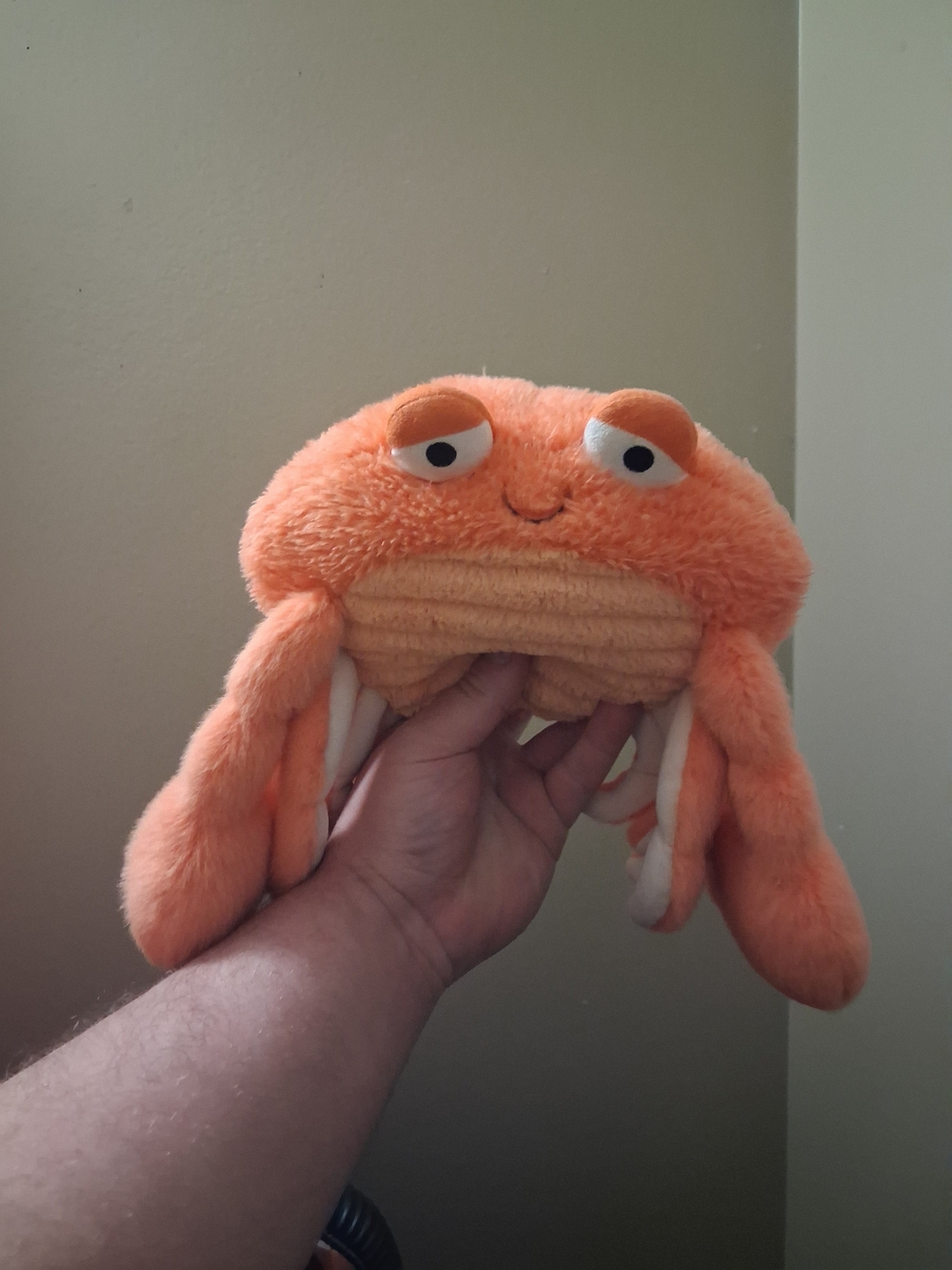 Jellycat Orange Plush Crab Toy